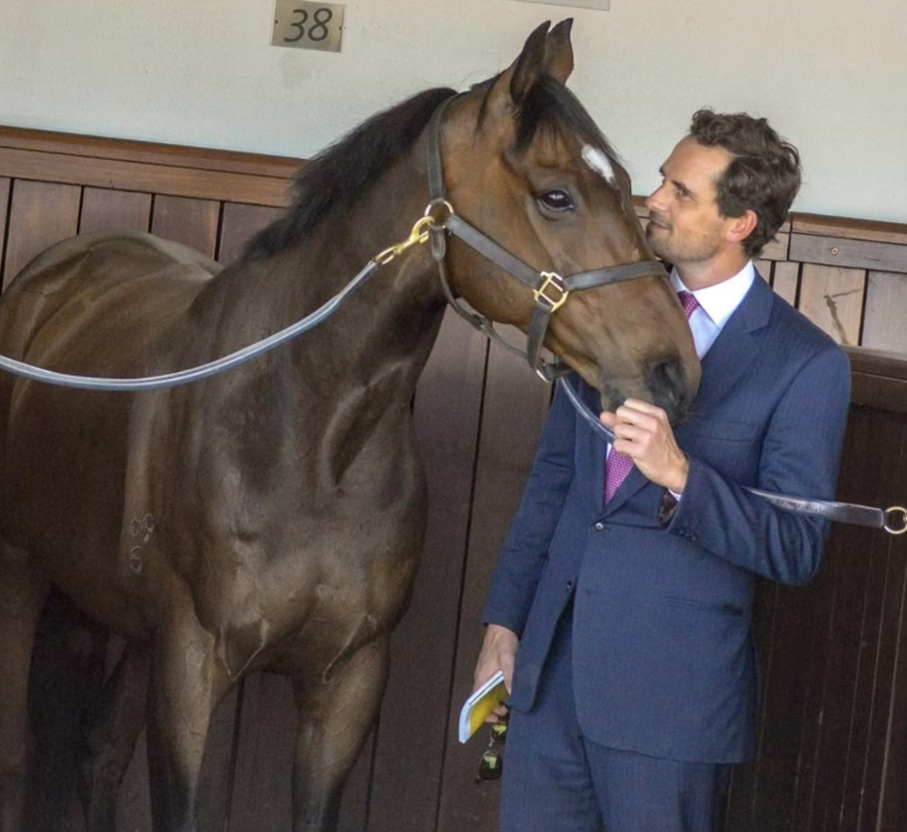 Team Captain and Matt Cumani at Melbourne Cup