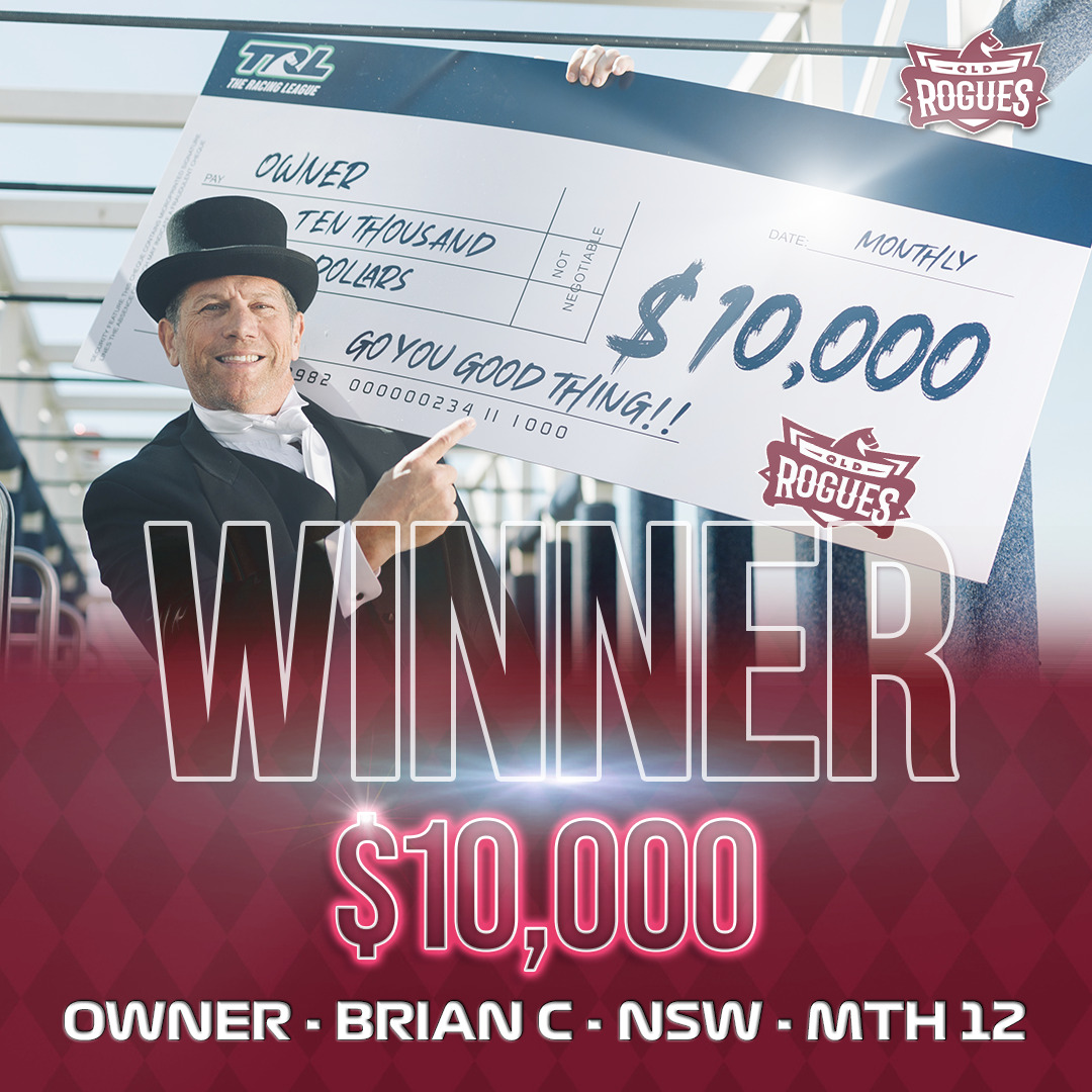 QLD Brian Chedzey Monthly Winner