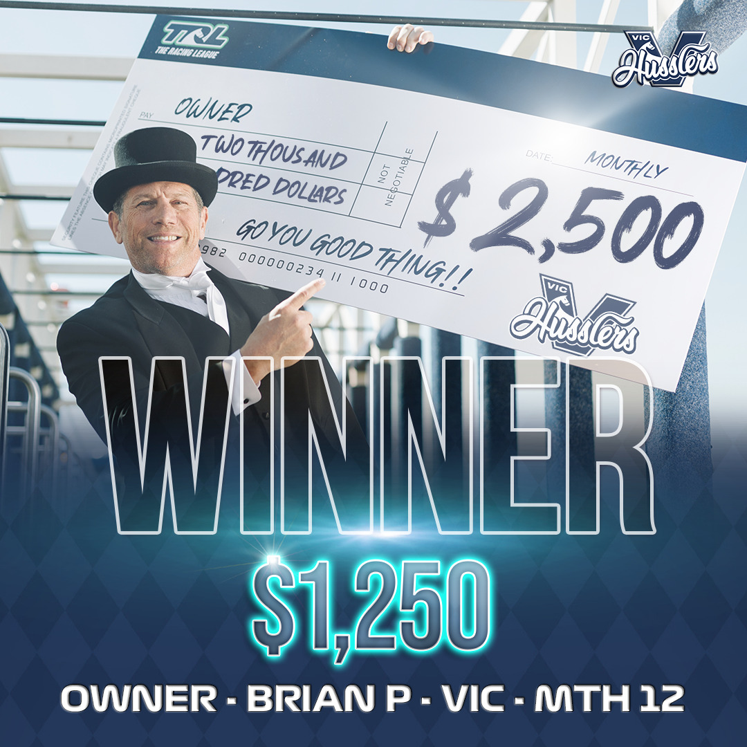 VIC Brian Page Winner Draw month 12